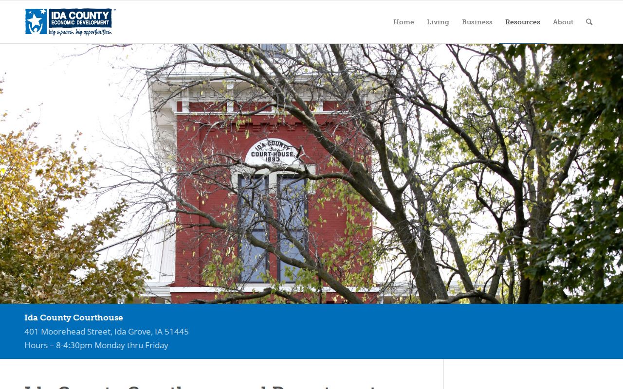 Ida County criminal court records courthouse